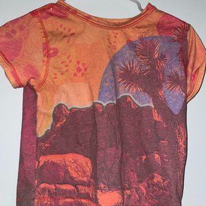 Free People Orange Top